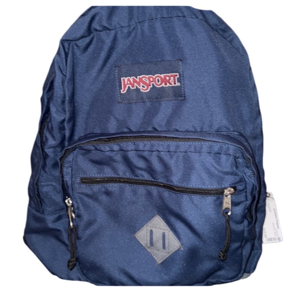 JanSport City Scout Backpack Mens OS Navy Blue‎ Excellent JS00T29A Laptop Bag